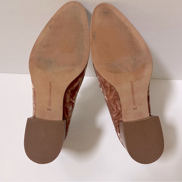 Rebecca Minkoff Edie Velvet Tassel Loafers Size 8 - Picture 13 of 13
